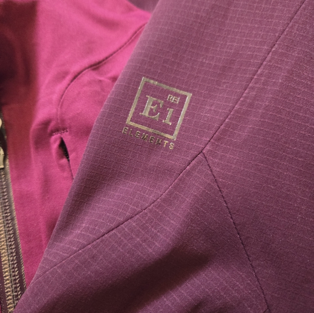 REI Elements E1 Softshell Jacket With Hood Size Small - Picture 14 of 16